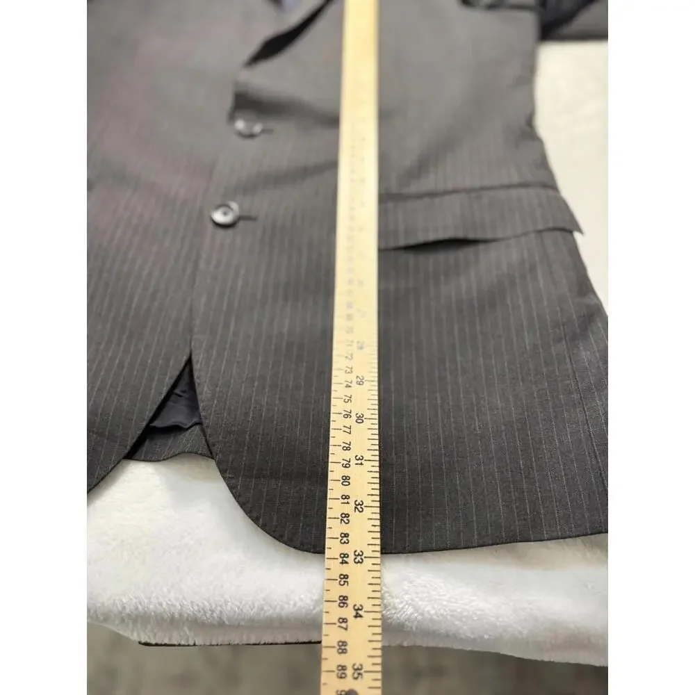 J.Crew Ludlow S120s Loro Piana Wool Chalk Stripe Blazer‎ 44 L